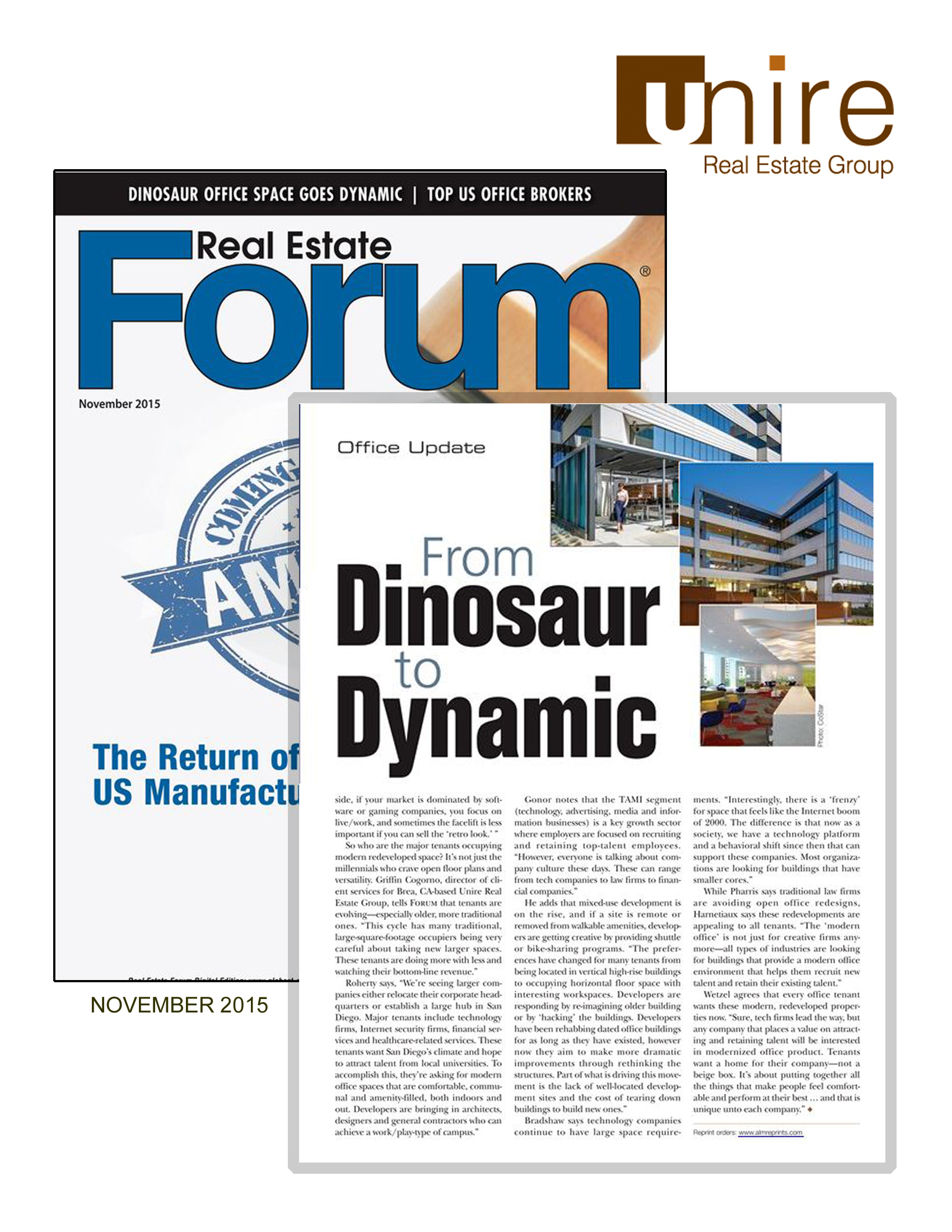 Real Estate Forum - From Dinosaur to Dynamic